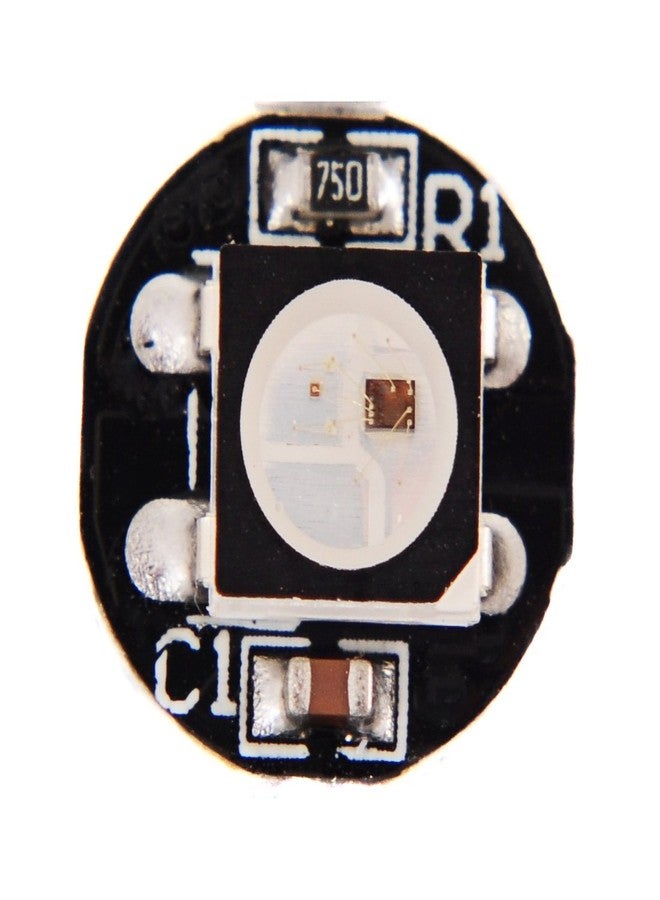 BTF-LIGHTING WS2812B 100 قطعة من وحدات إضاءة LED ذكية RGB قابلة للعنونة بشكل فردي، متوافقة مع أردوينو، وحدة إضاءة LED RGB أحادية اللون، لوحة دوائر مطبوعة سوداء فقط، تعمل بجهد 5 فولت تيار مستمر، مناسبة لأعياد الميلاد (بدون محول أو وحدة تحكم). - Image 3